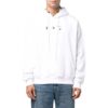 Off-White Camiseta de hombre FW22 con estampado, capucha y manga larga, color blanco