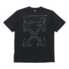 Off-White Camiseta de manga corta con estampado de flechas, versión básica, negra