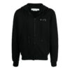 Off-White Camiseta de manga corta para hombre SS22 Caravaggio con cremallera, color negro