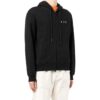 Off-White Camiseta de manga corta para hombre SS22 Caravaggio con cremallera, color negro
