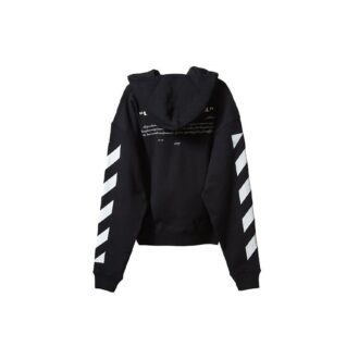 Off-White Camiseta de manga larga con estampado de personajes para hombre, color negro