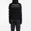 Off-White Camiseta de manga larga con estampado de personajes para hombre, color negro