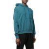 Off-White Camiseta de manga larga informal de color liso para hombre, azul