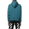 Off-White Camiseta de manga larga informal de color liso para hombre, azul