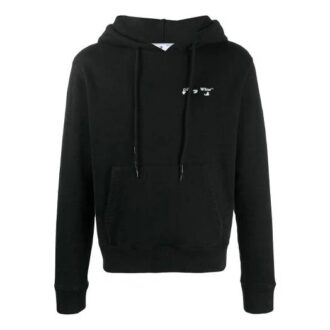 Off-White Camiseta de manga larga para hombre SS21 con logo negro Off-White Camiseta de manga larga para hombre SS21 con logo negro