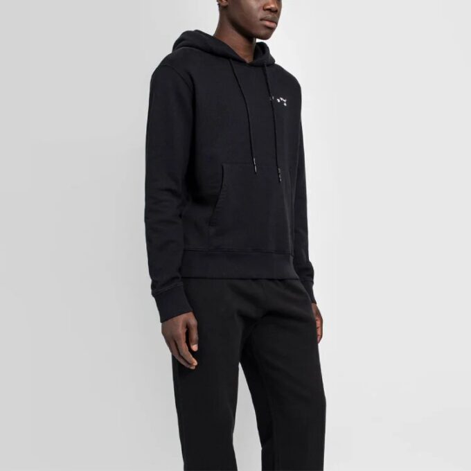 Off-White Camiseta de manga larga para hombre SS21 con logo negro
