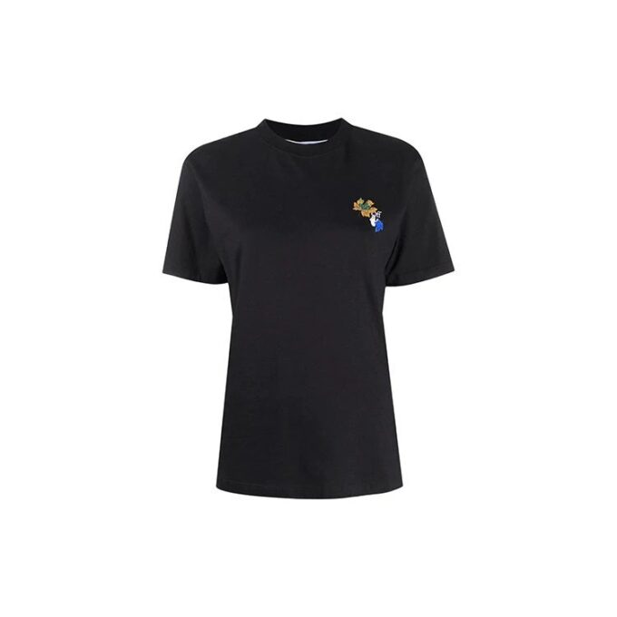 Off-White Camiseta de Pantalones Cortos con estampado de flechas, color negro