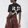Off-White Camiseta de Pantalones Cortos con estampado de flechas, color negro