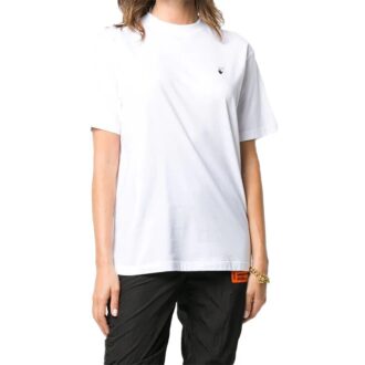 Off-White Camiseta de Pantalones Cortos con estampado de flores y flechas, color blanco
