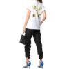 Off-White Camiseta de Pantalones Cortos con estampado de flores y flechas, color blanco