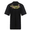 Off-White Camiseta de Pantalones Cortos para hombre SS22 con estampado de letras de dibujos animados, color negro