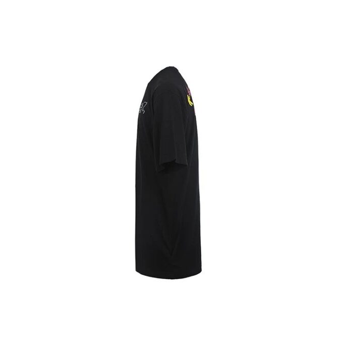 Off-White Camiseta de Pantalones Cortos para hombre SS22 con estampado de letras de dibujos animados, color negro