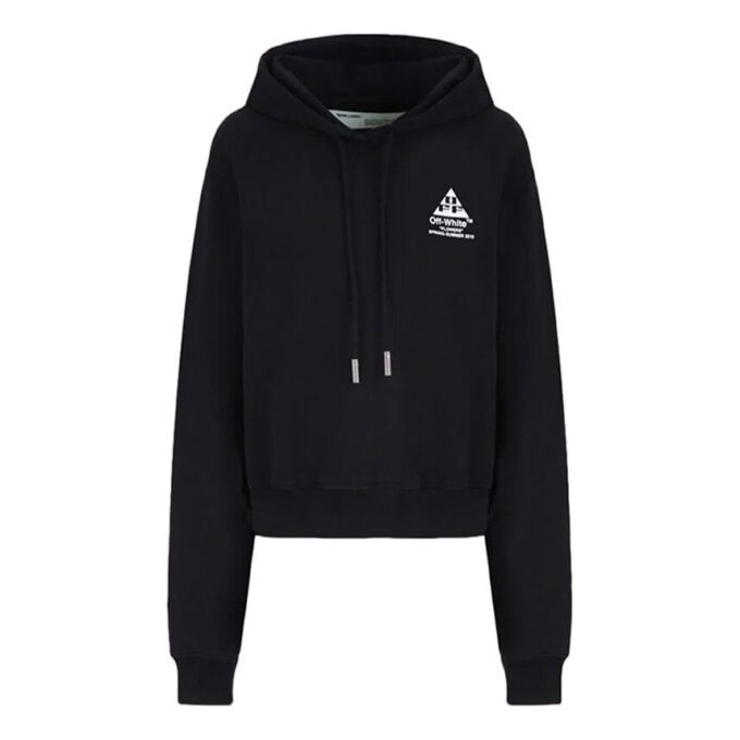 Off-White con estampado de flechas diagonales, negro