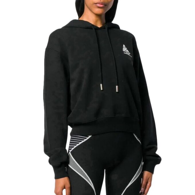 Off-White con estampado de flechas diagonales, negro