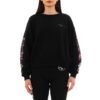 Off-White con estampado de flores sueltas, negro