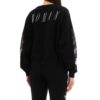 Off-White con estampado de flores sueltas, negro