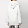 Off-White con inserciones a rayas en blanco roto