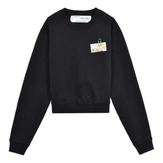 Off-White Dorso Grande Estampado Holgado Negro