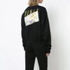 Off-White Dorso Grande Estampado Holgado Negro