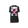 Off-White Flame Pantalones Cortos Negro