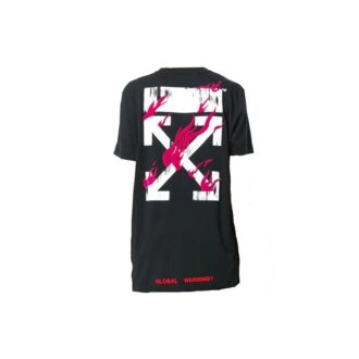 Off-White Flame Pantalones Cortos Negro