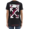 Off-White Flame Pantalones Cortos Negro
