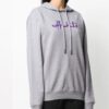 Off-White FW20 Logo Script Gris holgado