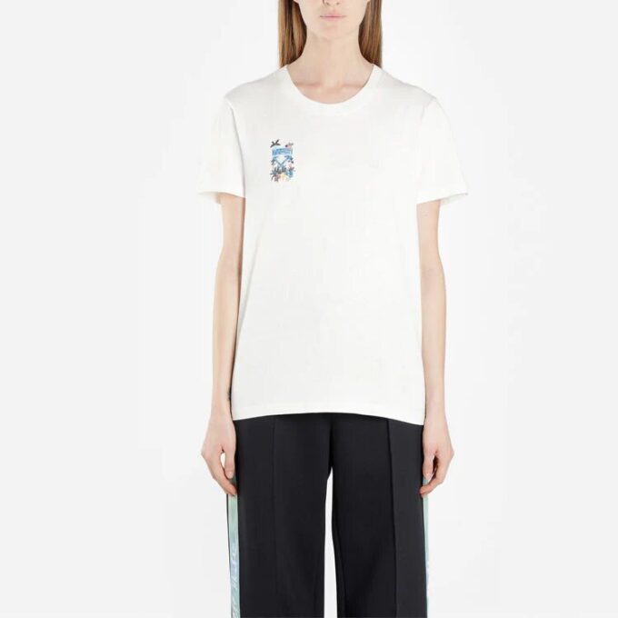 Off-White Graft Arrows Algodón Cuello redondo Pantalones Cortos Corte normal