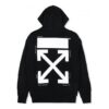 Off-White Hombre Back Arrow Zipper Negro