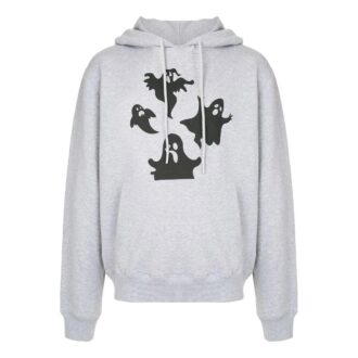 Off-White Hombre Devil Estampado Con Capucha Manga Larga Gris Off-White Hombre Devil Estampado Con Capucha Manga Larga Gris