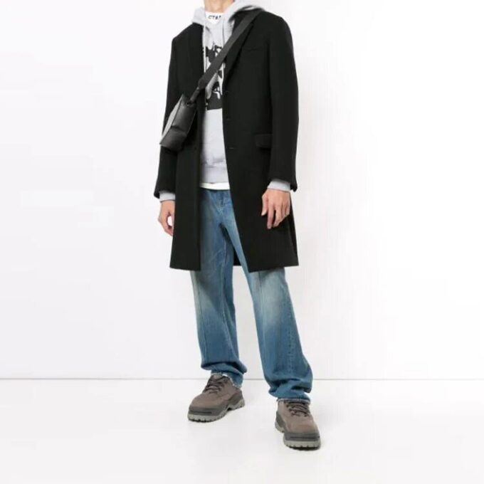 Off-White Hombre Devil Estampado Con Capucha Manga Larga Gris