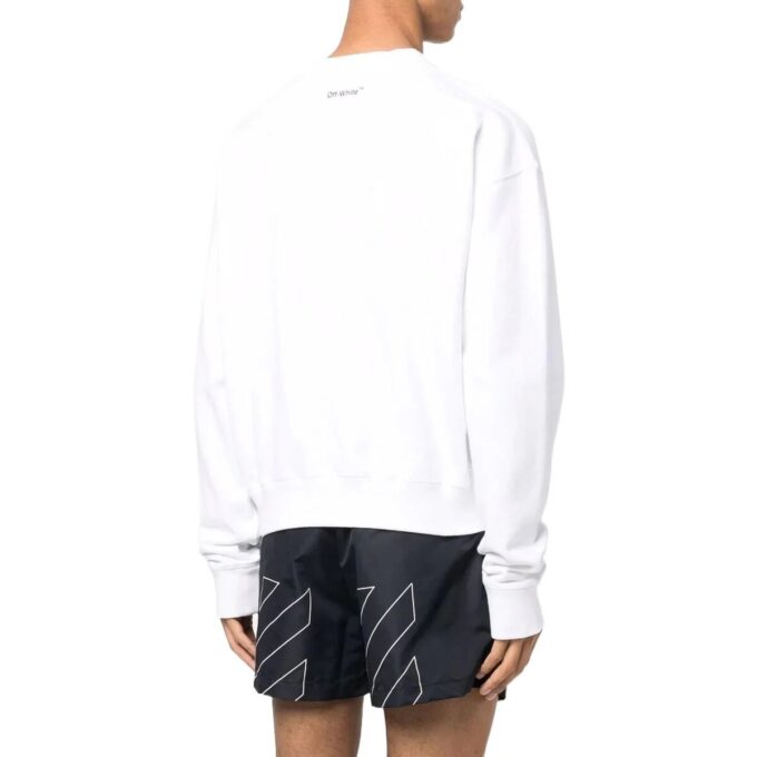 Off-White Hombre Elizabeth Printing Manga larga Blanco