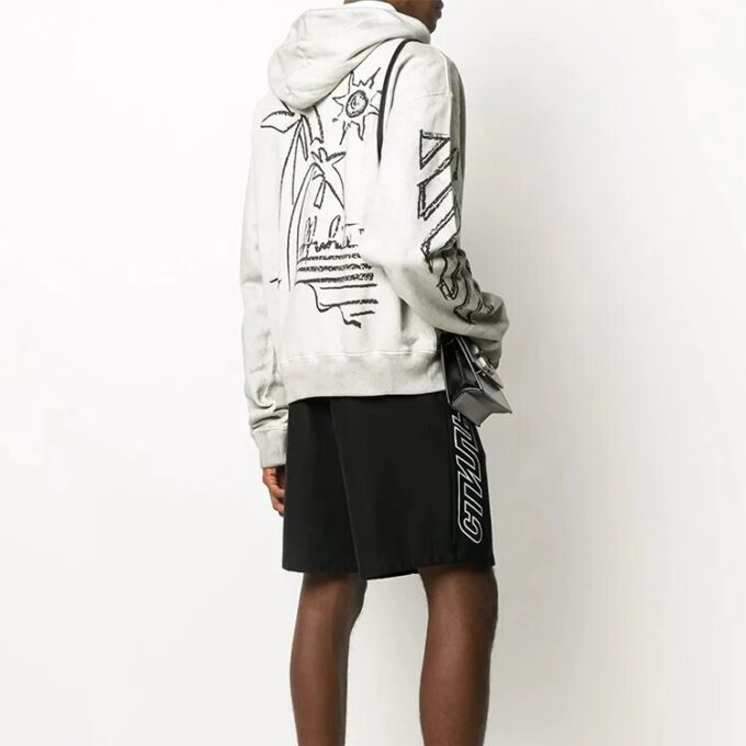 Off-White Hombre Estampado Blanco
