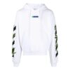 Off-White Hombre Estampado con logotipo Liso Manga larga Blanco