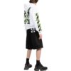 Off-White Hombre Estampado con logotipo Liso Manga larga Blanco