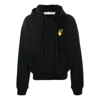 Off-White Hombre Estampado con logotipo Negro