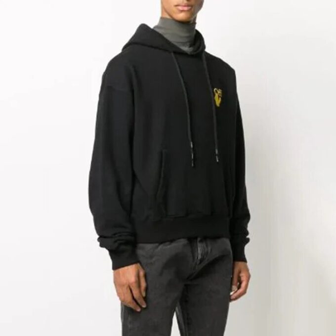 Off-White Hombre Estampado con logotipo Negro