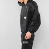 Off-White Hombre Estampado Cremallera Diagonal Corte holgado Negro