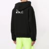 Off-White Hombre Estampado de animales Corte holgado Negro