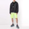 Off-White Hombre Estampado de animales Corte holgado Negro