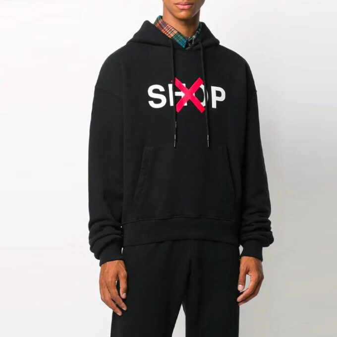 Off-White Hombre Estampado Negro