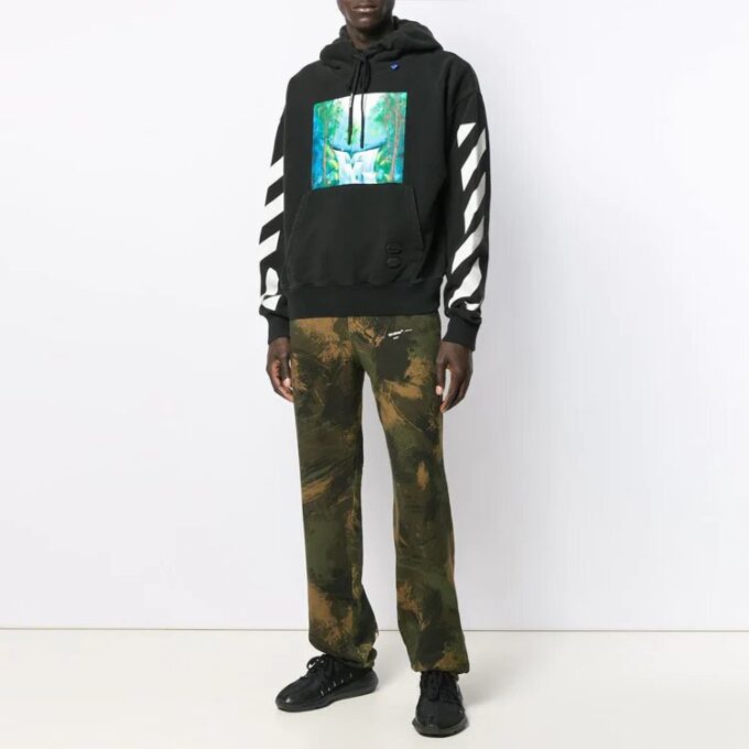 Off-White Hombre Estampado Negro