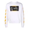 Off-White Hombre FW21 Camiseta con cuello redondo y estampado, versión estándar, blanco