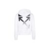 Off-White Hombre FW21 Camiseta de manga larga holgada con estampado de flechas degradadas, color blanco