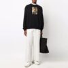 Off-White Hombre FW21 Caravaggio Estampado Corte Holgado Negro