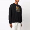 Off-White Hombre FW21 Caravaggio Estampado Corte Holgado Negro