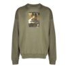 Off-White Hombre FW21 Caravaggio Painting Sin capucha Corte holgado Verde