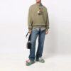 Off-White Hombre FW21 Caravaggio Painting Sin capucha Corte holgado Verde