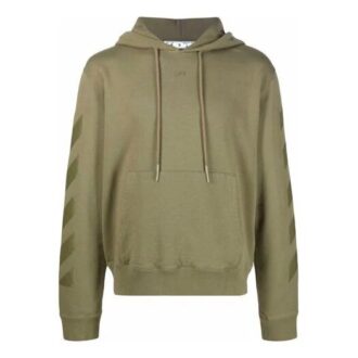 Off-White Hombre FW21 Casual Con capucha Estampado Corte holgado Verde Off-White Hombre FW21 Casual Con capucha Estampado Corte holgado Verde