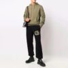 Off-White Hombre FW21 Casual Con capucha Estampado Corte holgado Verde